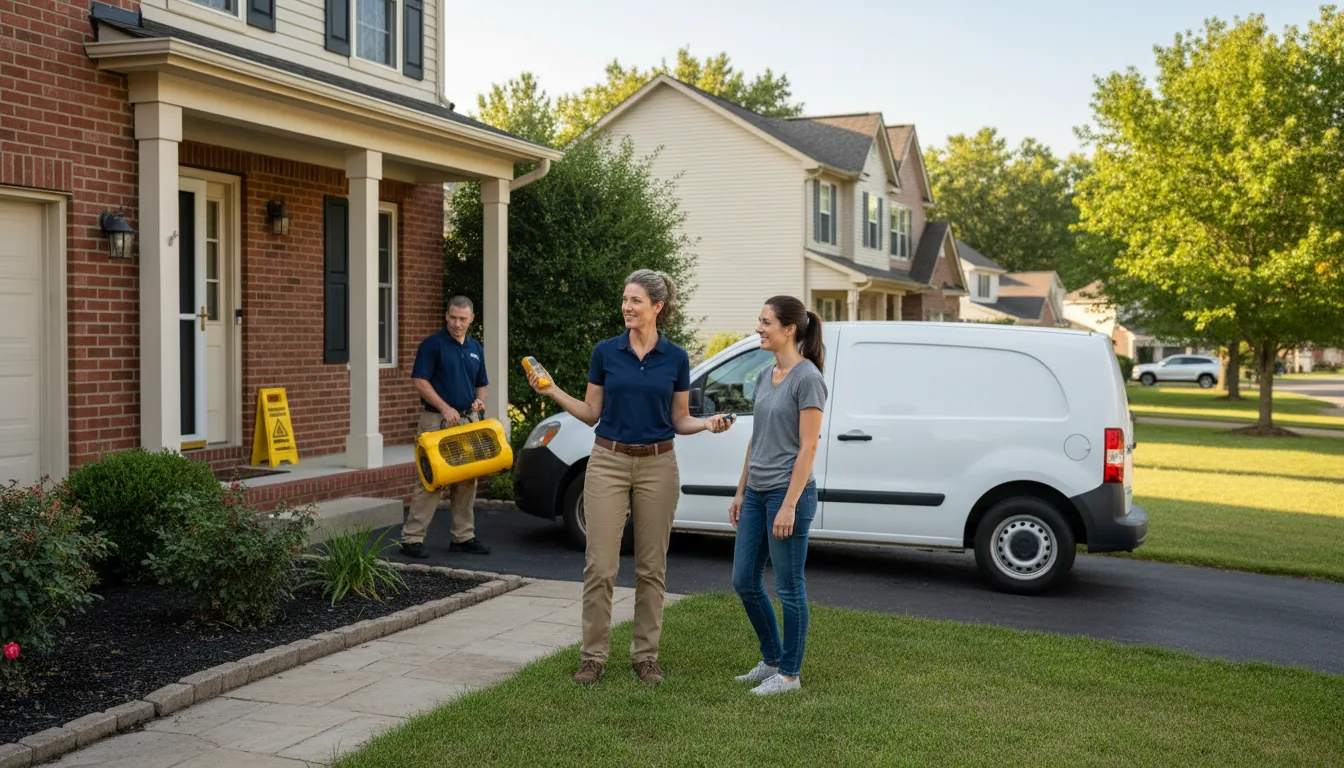 Residential water damage restoration in Maxwell, NE